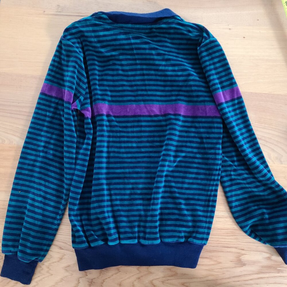 Mervyn's Velvet Striped Pull Over Sweater | US Boys 16-18 / L